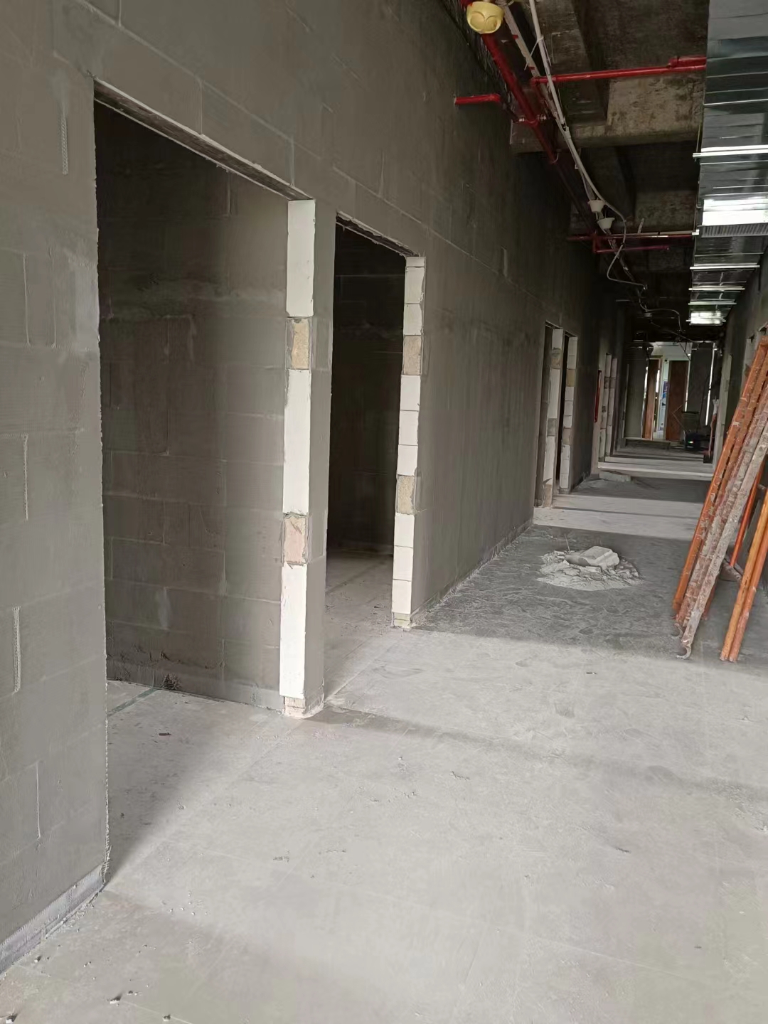 轻质砖隔墙施工效果